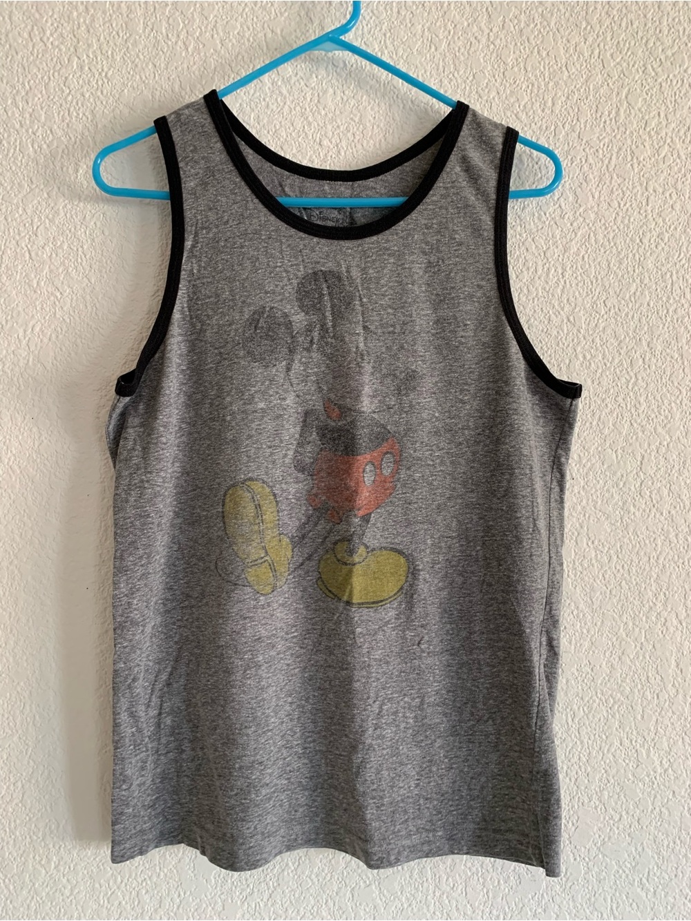 Men’s Disney Gray Mickey Mouse Tank Top
